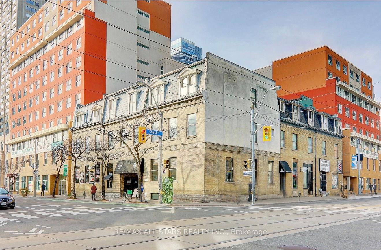 66 Gerrard Street East Downtown Toronto Corner Asset with Redevelopment Potential High visibility downtown corner property at Gerrard Street East amp ; Church Street.