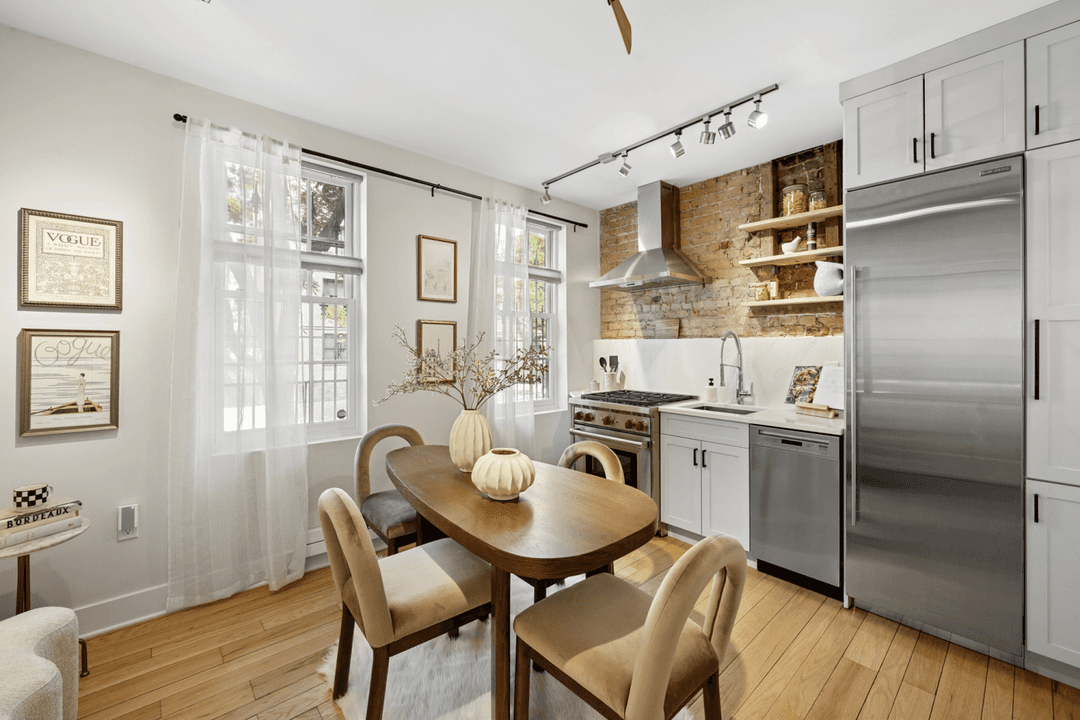 A rare opportunity to experience true townhouse living, offering the perfect blend of privacy, charm, and modern luxury ; this meticulously renovated duplex occupies the first two floors of a ...