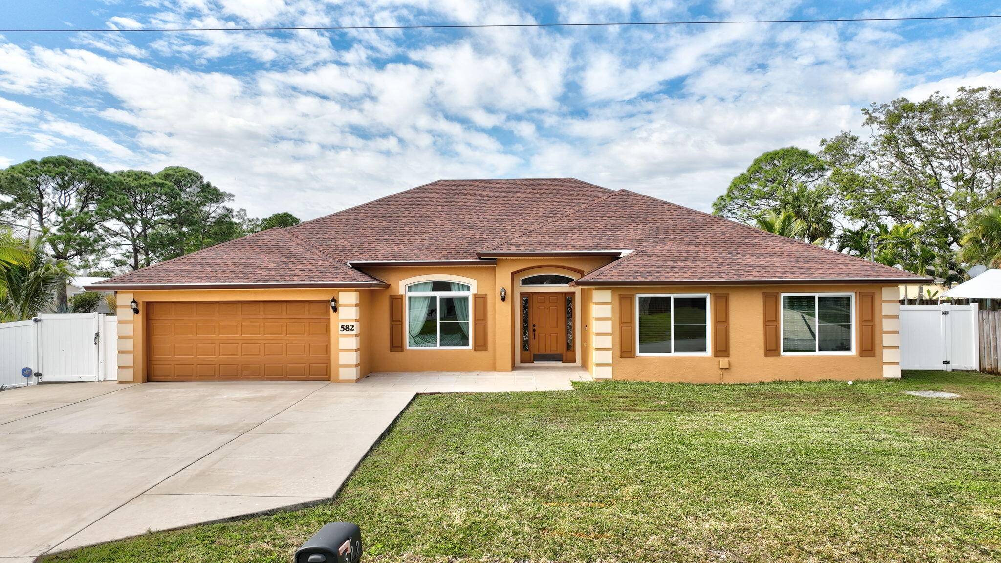 Exquisite 4 Bed, 3 full bath, 2 car garage home with over 3000 living sqft on an oversized corner lot.