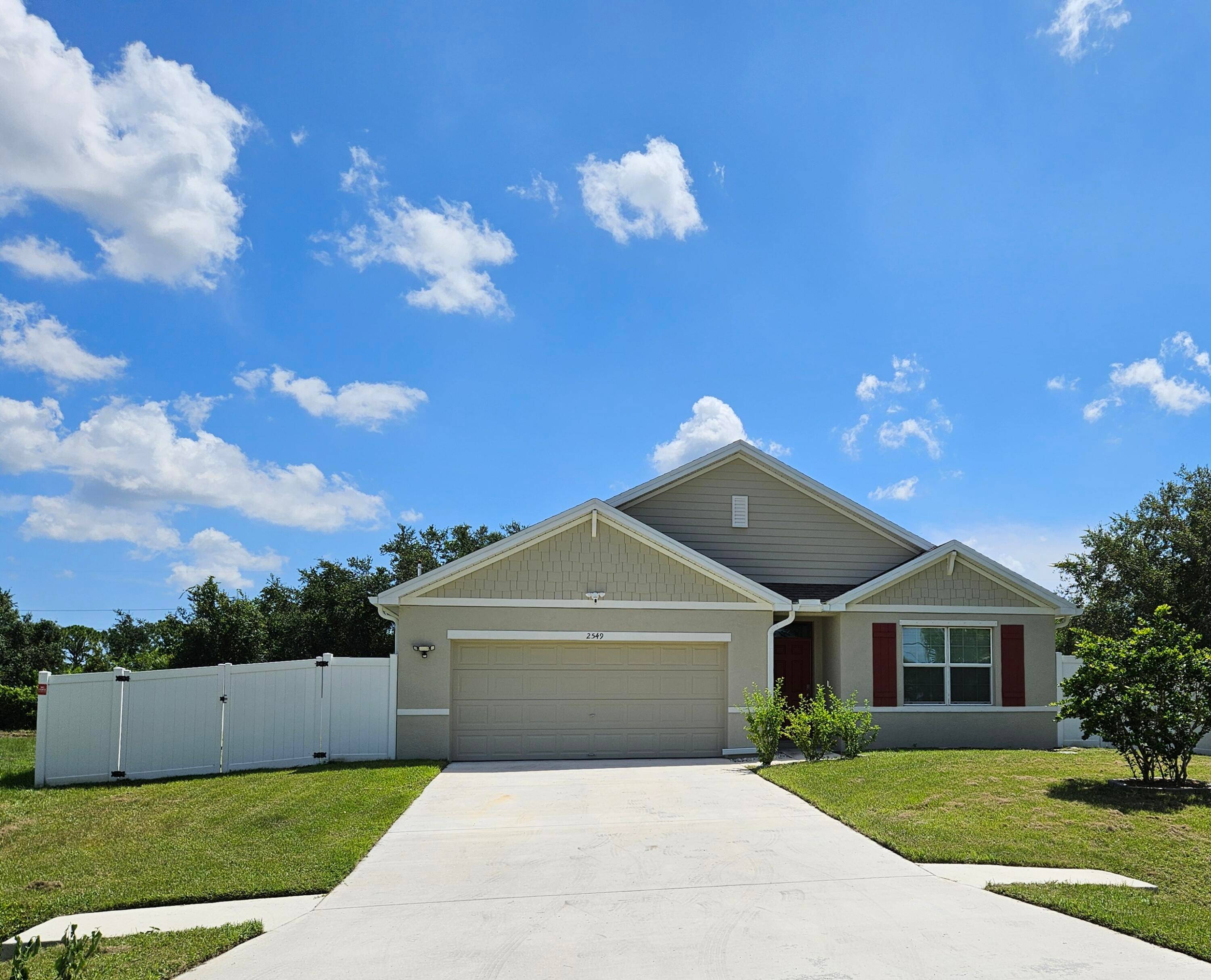 This 4 bedroom 2 bath nearly new home is ready for its new owner.