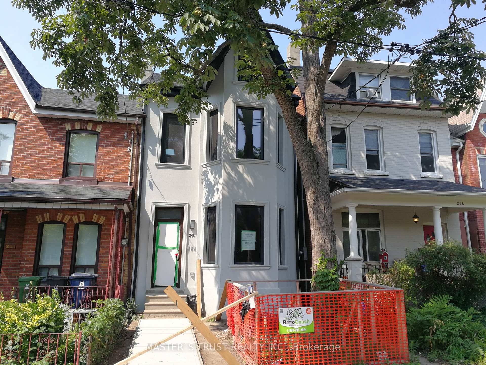 Location ! completely renovated, large amp ; gorgeous detached triplex Victorian house, lower floor, separate entrance, 2 bedrooms, laminate floors, gas stove, LED lights, high quality new windows, steps to ...