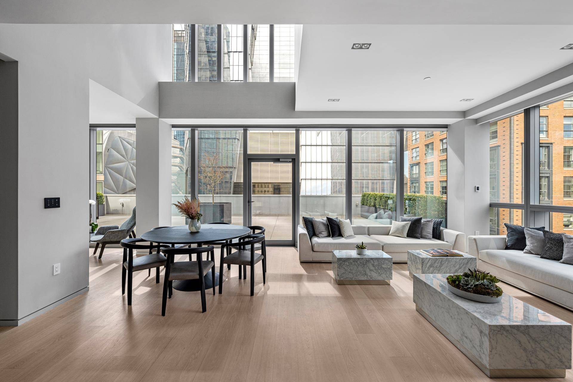Trophy Duplex Residence with Spectacular Private Outdoor Terrace overlooking The High Line, Hudson Yards and Manhattan Skyline !
