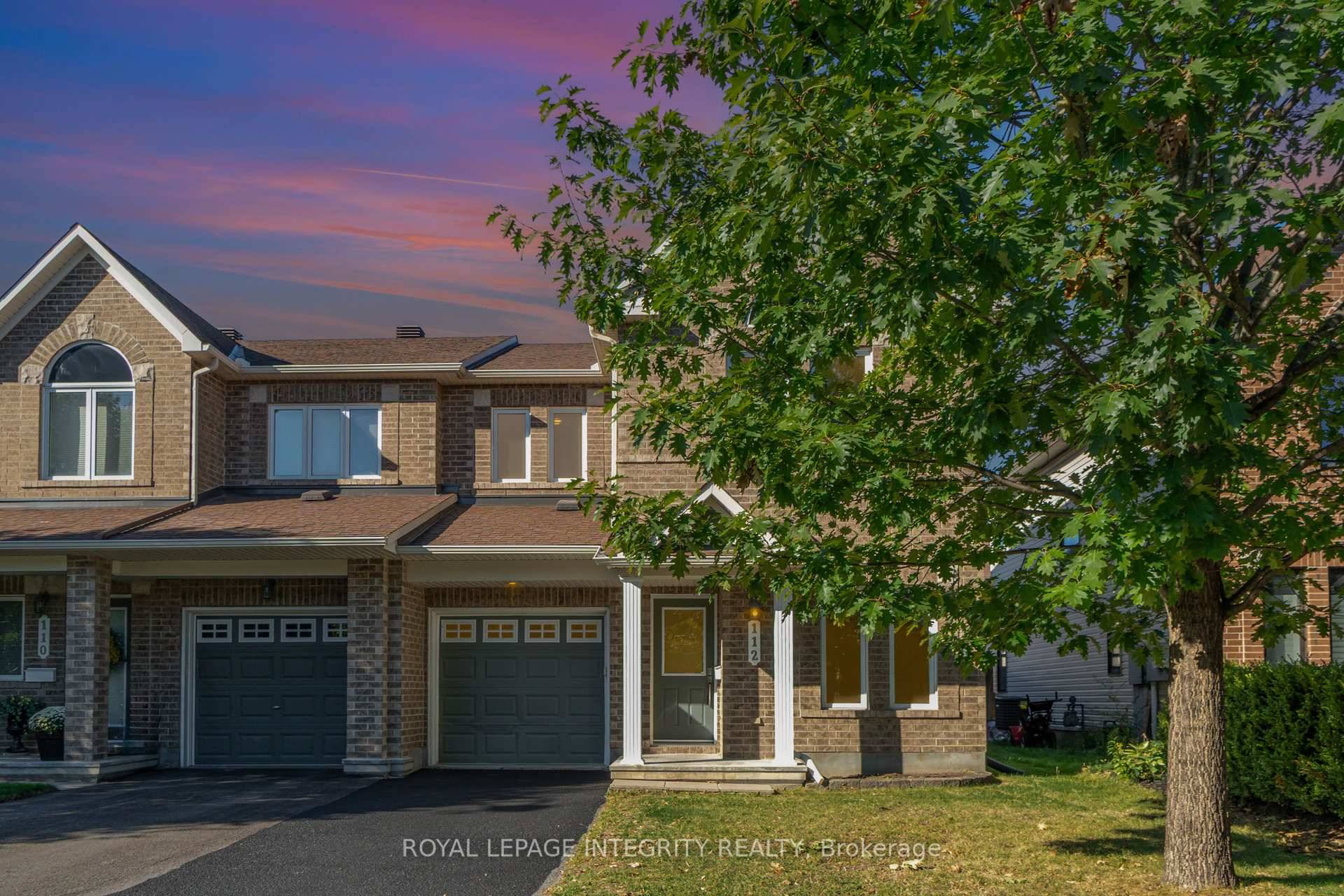 Welcome to this stunning end unit townhome in the heart of Barrhaven.
