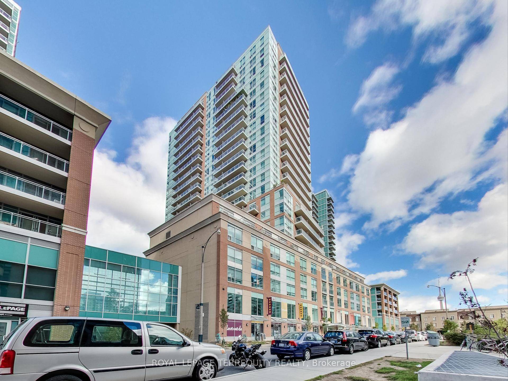 Gorgeous Terraced One Bedroom Plus Den Suite at Battery Park Condos in Liberty Village.