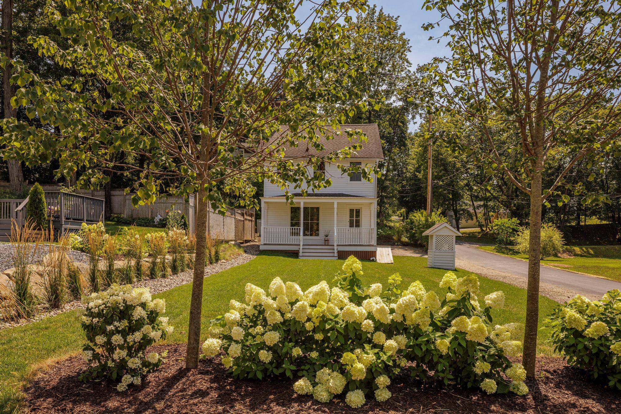 Tucked away in the historical district of Rhinecliff, this reimagined residence blends timeless American architecture with the crisp lines and functionality of Scandinavian design.