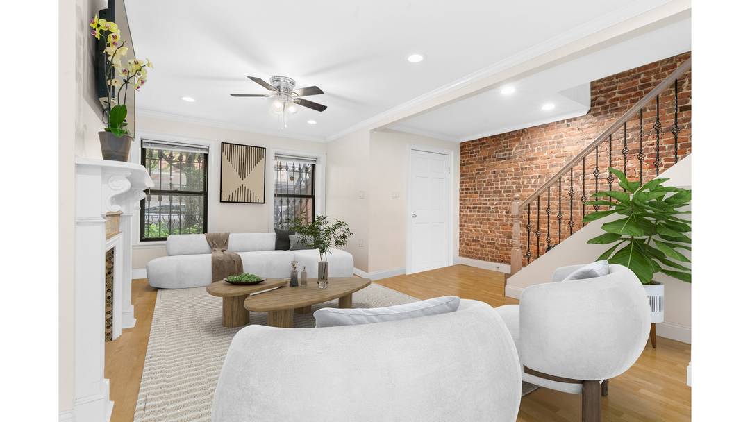 Welcome to 607 Halsey Street, a beautifully updated two family brick townhouse located on a quiet, tree lined street in the heart of Bedford Stuyvesant.