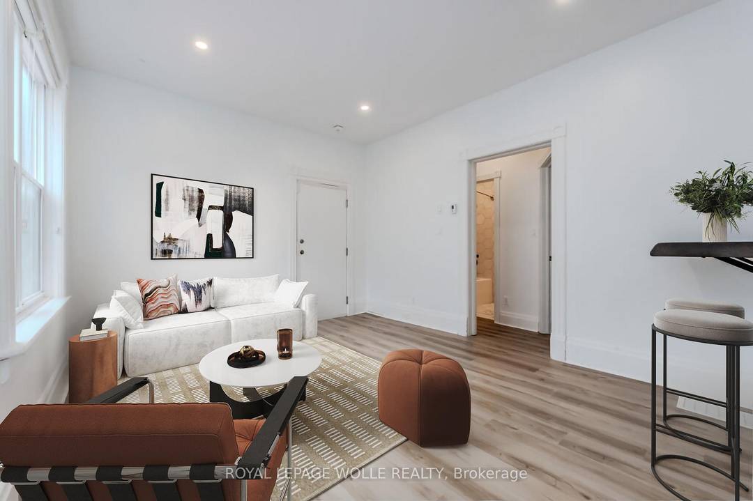 Renovated 2 bedroom main floor apartment in prime midtown Kitchener location !