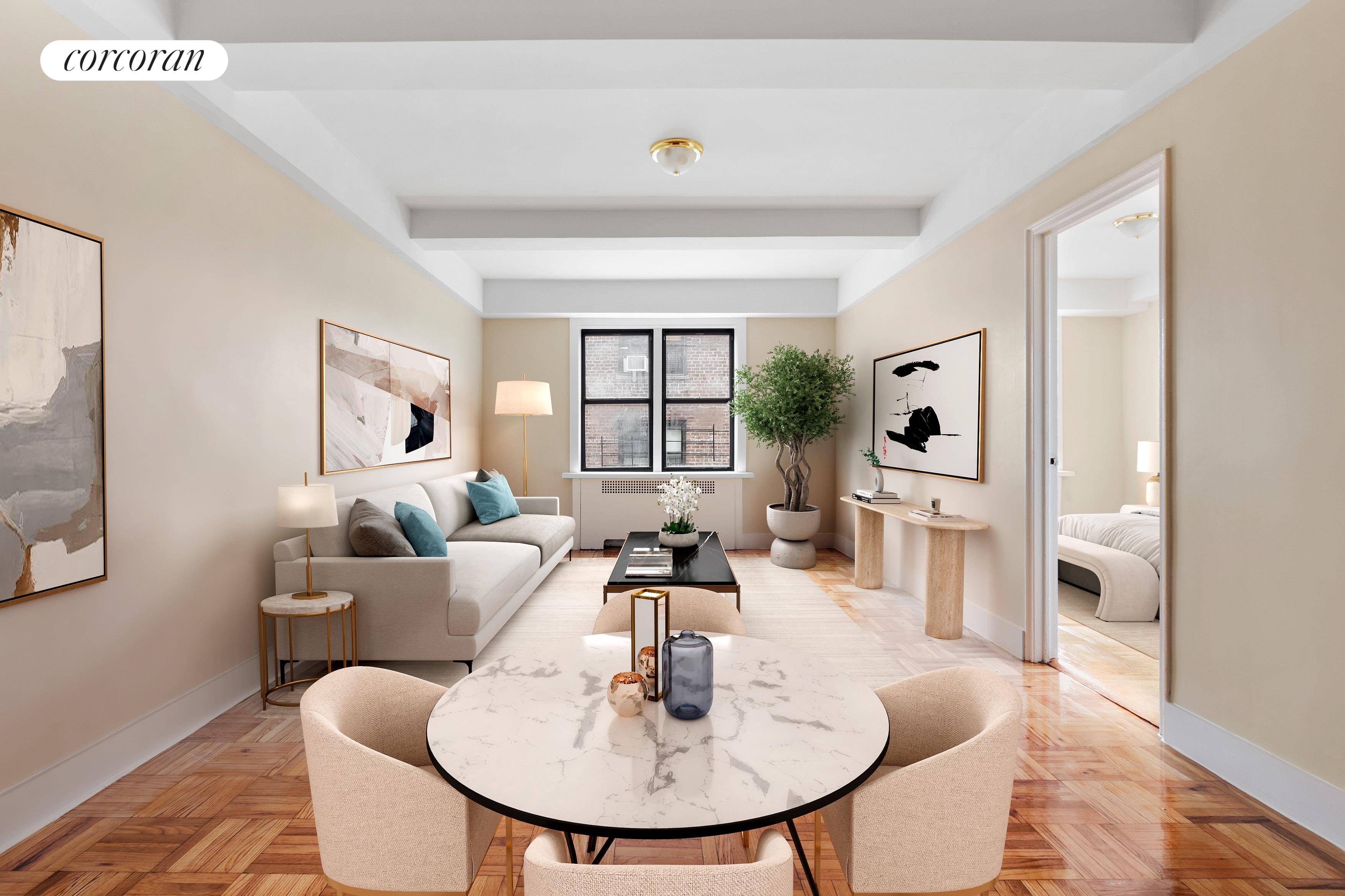 Welcome home to Apartment 5C at 420 West 206th Street, a large renovated 2 bed, 1.