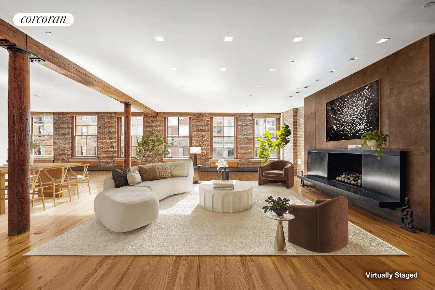 Welcome to 30 Crosby Street, 4A, a sprawling pre war condo loft that exudes rockstar energy and downtown sophistication.