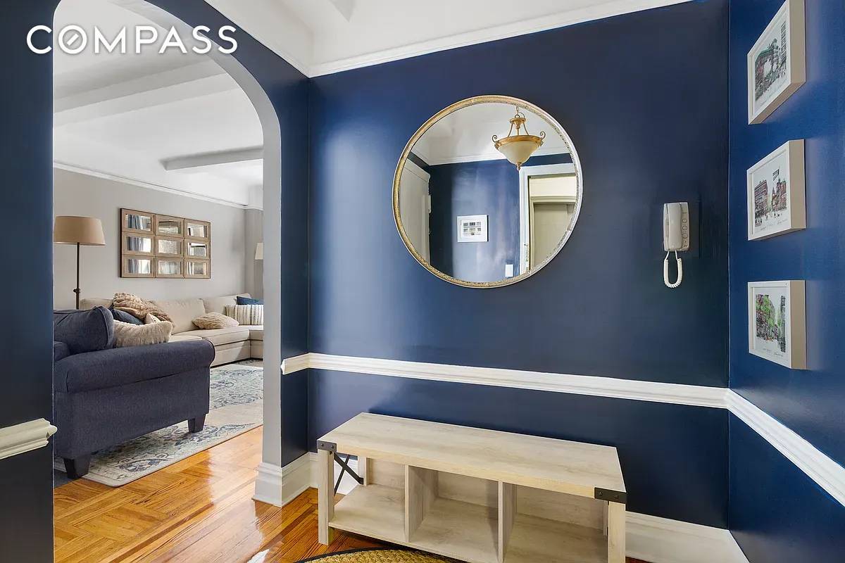 Welcome home to this oversized and impeccably maintained prewar one bedroom.