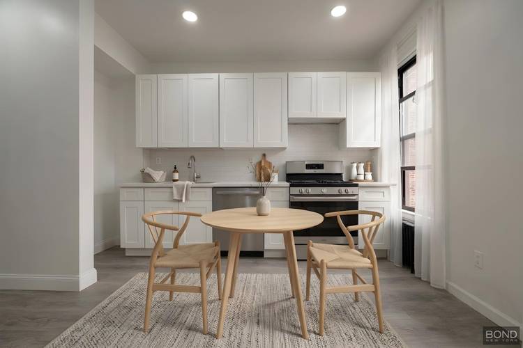 Newly renovated top floor, floor through apartment offering a flexible three bedroom, two bathroom layout.