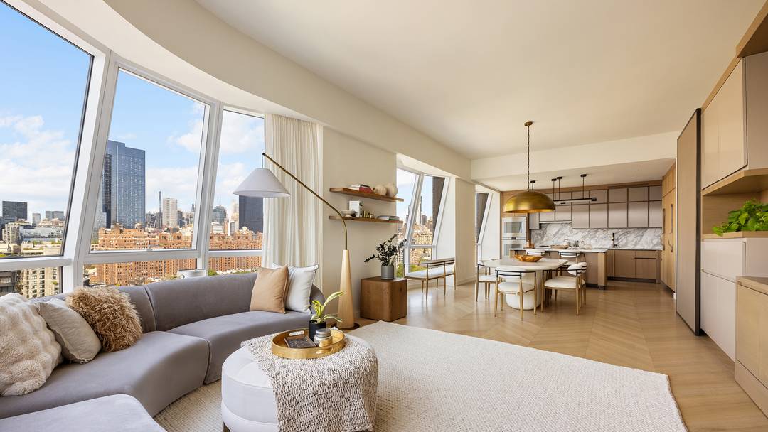 Residence 1701 is a rare and beautifully proportioned 3 bedroom, 3.