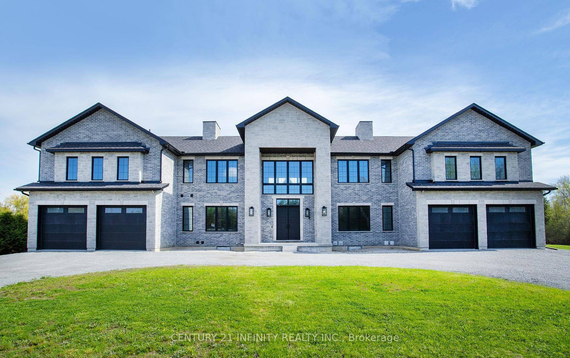 This Exquisitely Crafted, Custom Built 6 Bedroom Masterpiece Is 5, 547 Sqft, Only 1 Year Young amp ; Situated On A Spacious 4 Acre Lot In The Heart Of Bowmanville, ...