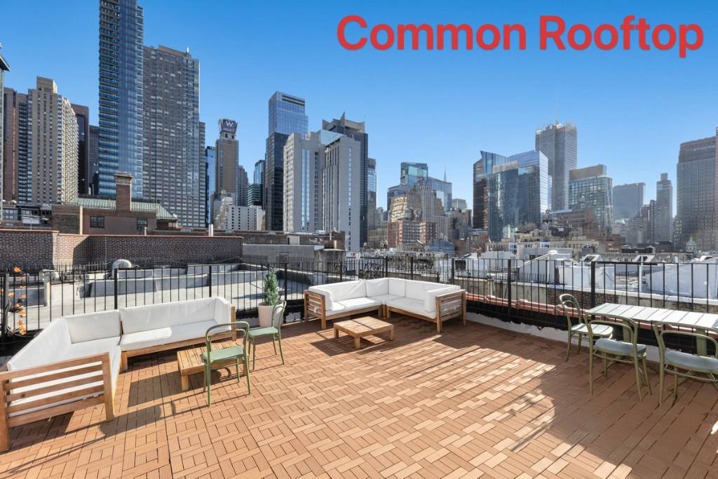Escape to Your Urban Sanctuary 2BR Home Office Duplex with Your Private Backyard Oasis dual access in Hells Kitchen !
