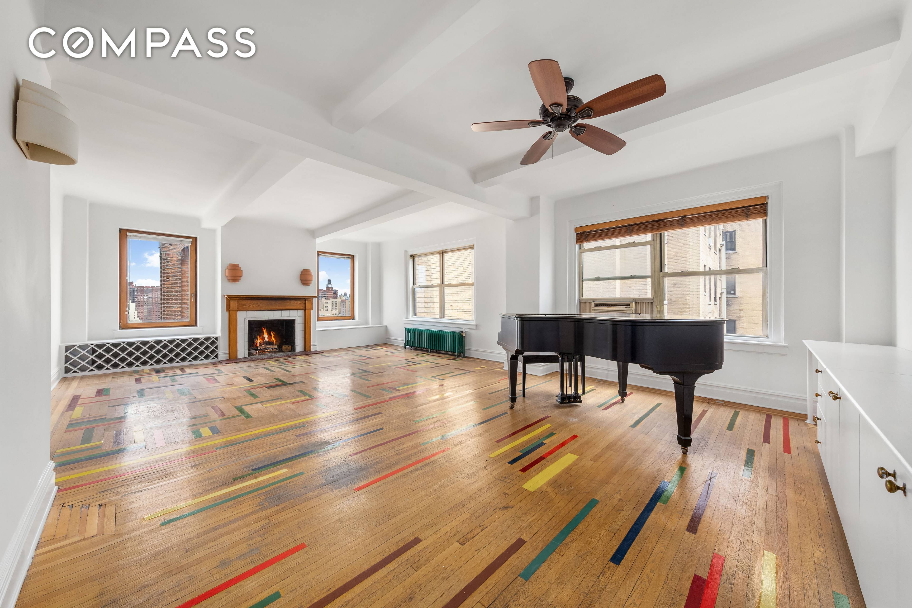 Located directly across from Central Park, this spacious corner residence at The Bolivar offers the layout and scale of a true 2 bedroom, 2 bath home.