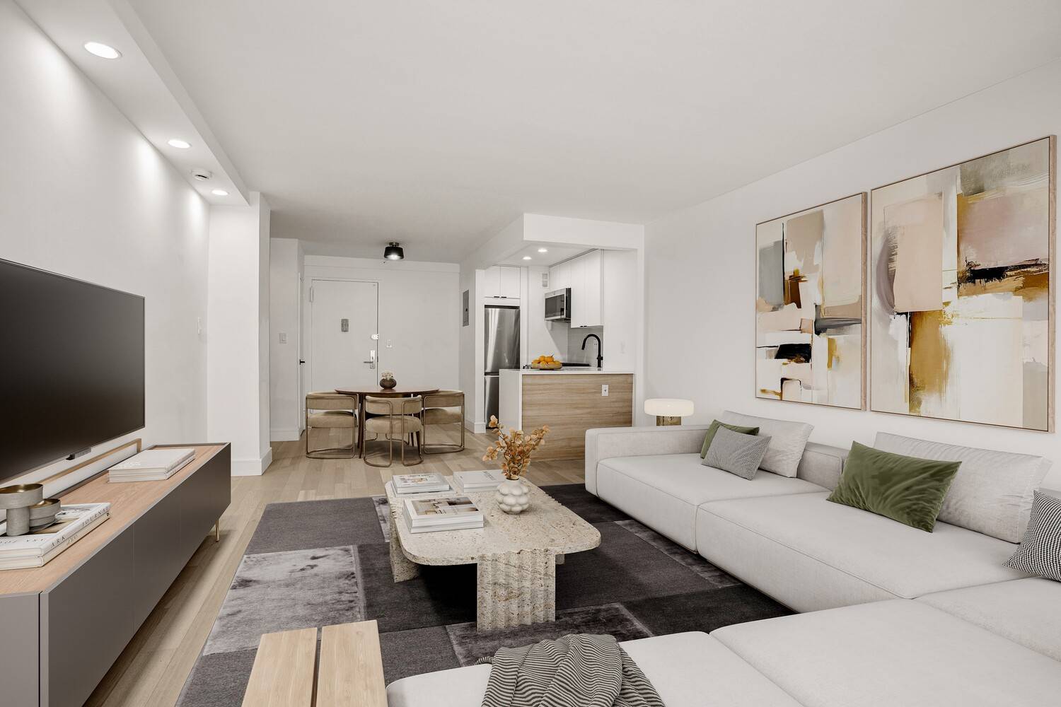 This beautifully renovated 1 bedroom, 1 bathroom sponsor unit in the highly desirable Peter James is a rare gem, offering a unique opportunity to enjoy modern living without the need ...