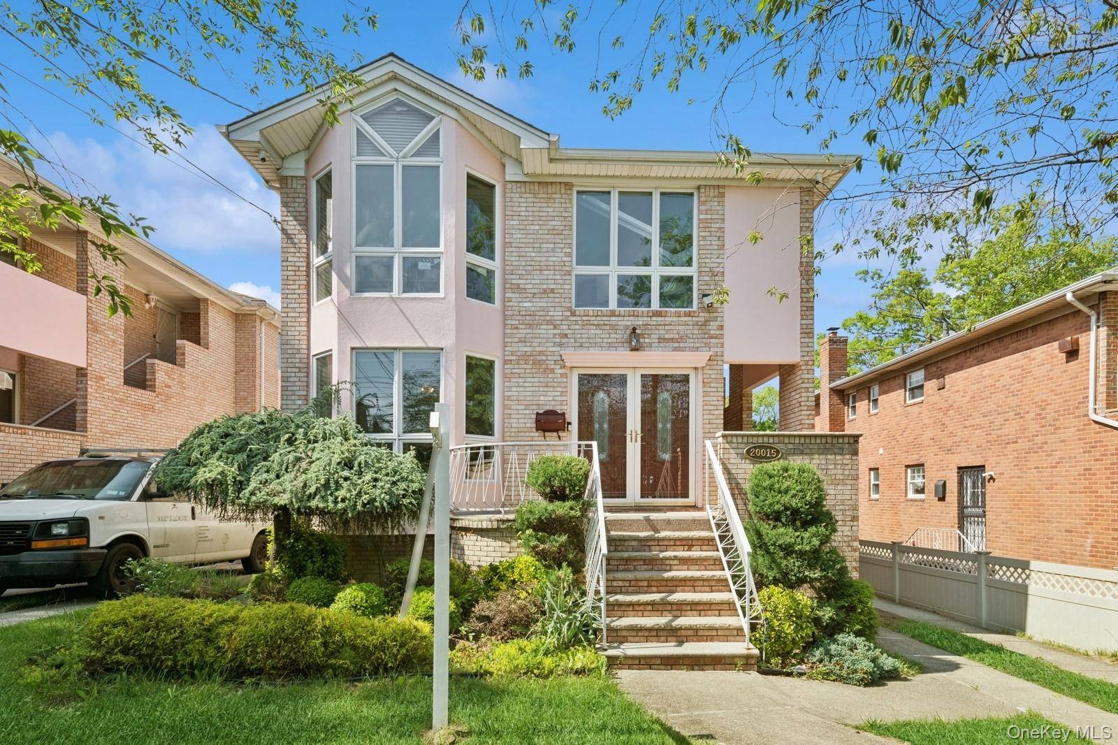 This impeccably maintained, all brick, detached two family home is a true gem located in Bayside at border of Whitestone.