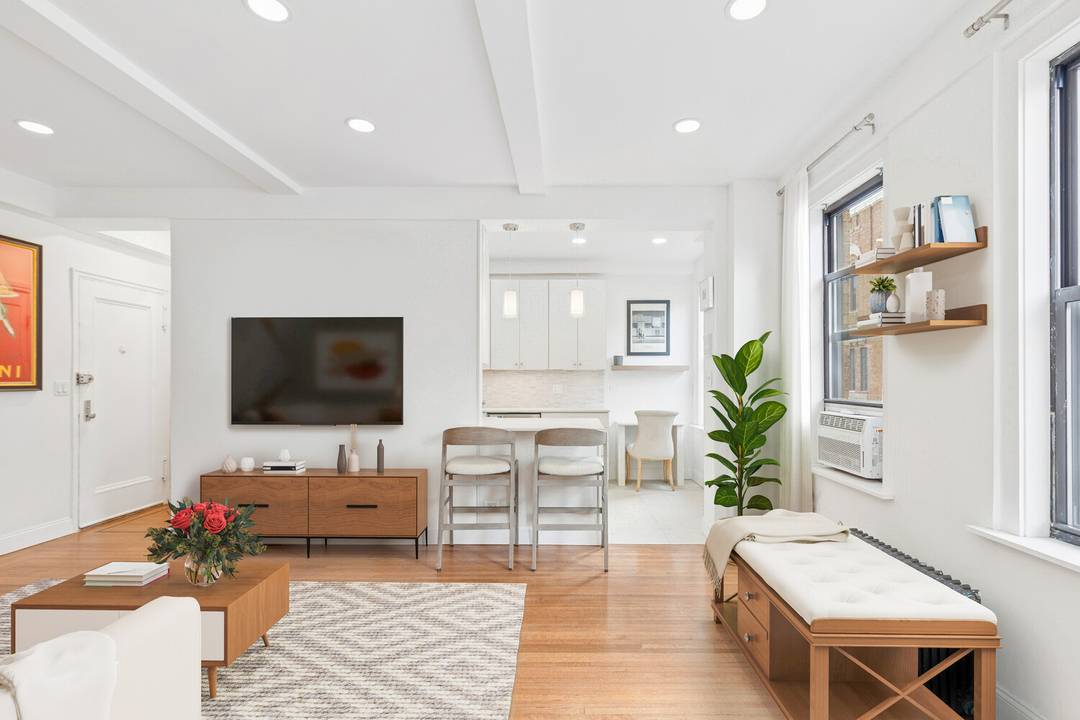BE THE FIRST to live in this thoughtfully designed studio alcove since its renovation.