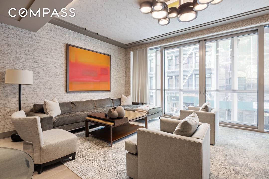 Enjoy the ultimate downtown lifestyle in this artfully crafted 2 bedroom 2 bathroom gem at the coveted 1 Great Jones Alley.
