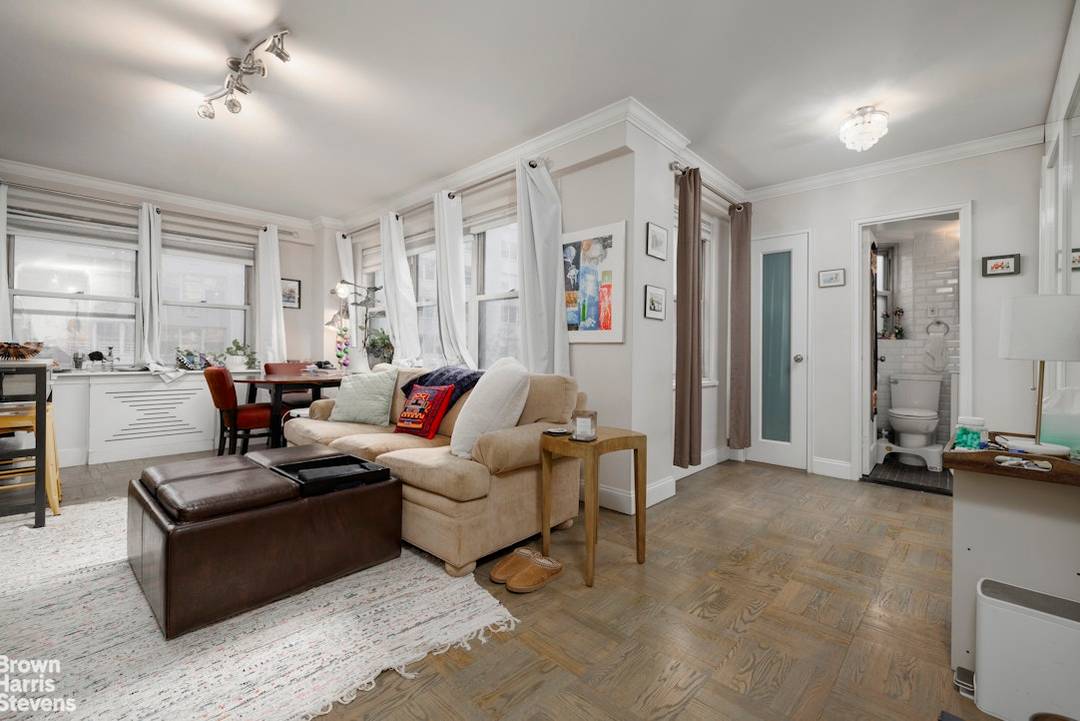 Welcome to this radiant, fully renovated alcove studio, a treasure perched in prime Murray Hill, where light lives, space breathes, and style sings.