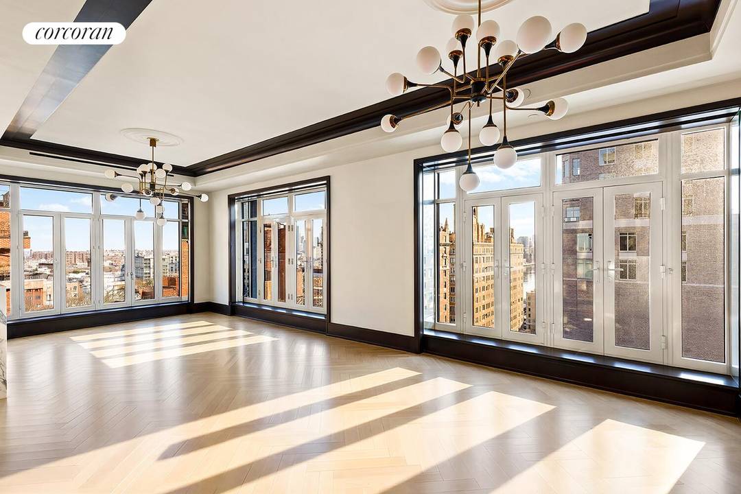 With sunlight dancing across the East River and views stretching to the Queensboro Bridge, one of the first resales of the coveted A line at 40 East End Avenue is ...