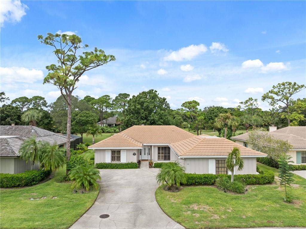 ''Golfer's Choice'' ! This 3BD 3BA charming home directly on beautiful golf course in exceptional picturesque Bent Pine neighborhood sits across the street from your semi private pool.