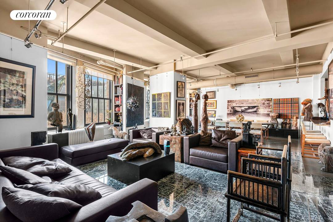 Situated in prime Noho with over 70 feet of eastern frontage overlooking Cooper Square, this 2, 538 square foot loft exudes a perfect blend of pre war charm and industrial ...