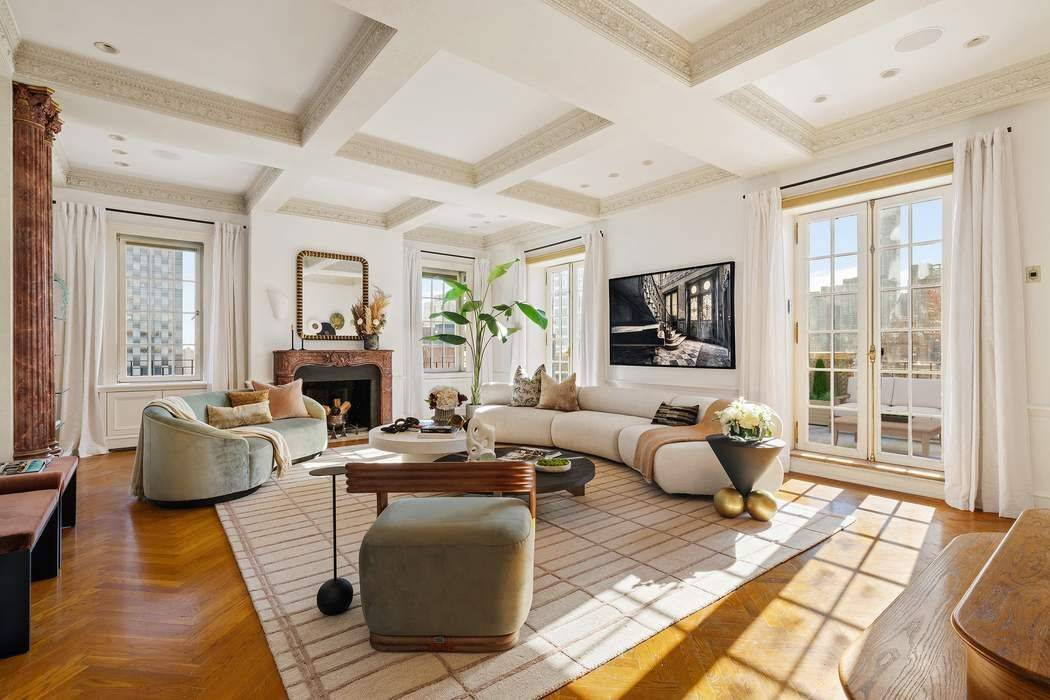 A rare and refined Penthouse offering gracious indoor outdoor living, this sun filled three bedroom, three and a half bath residence is defined by scale, light, and beautifully integrated terraces.