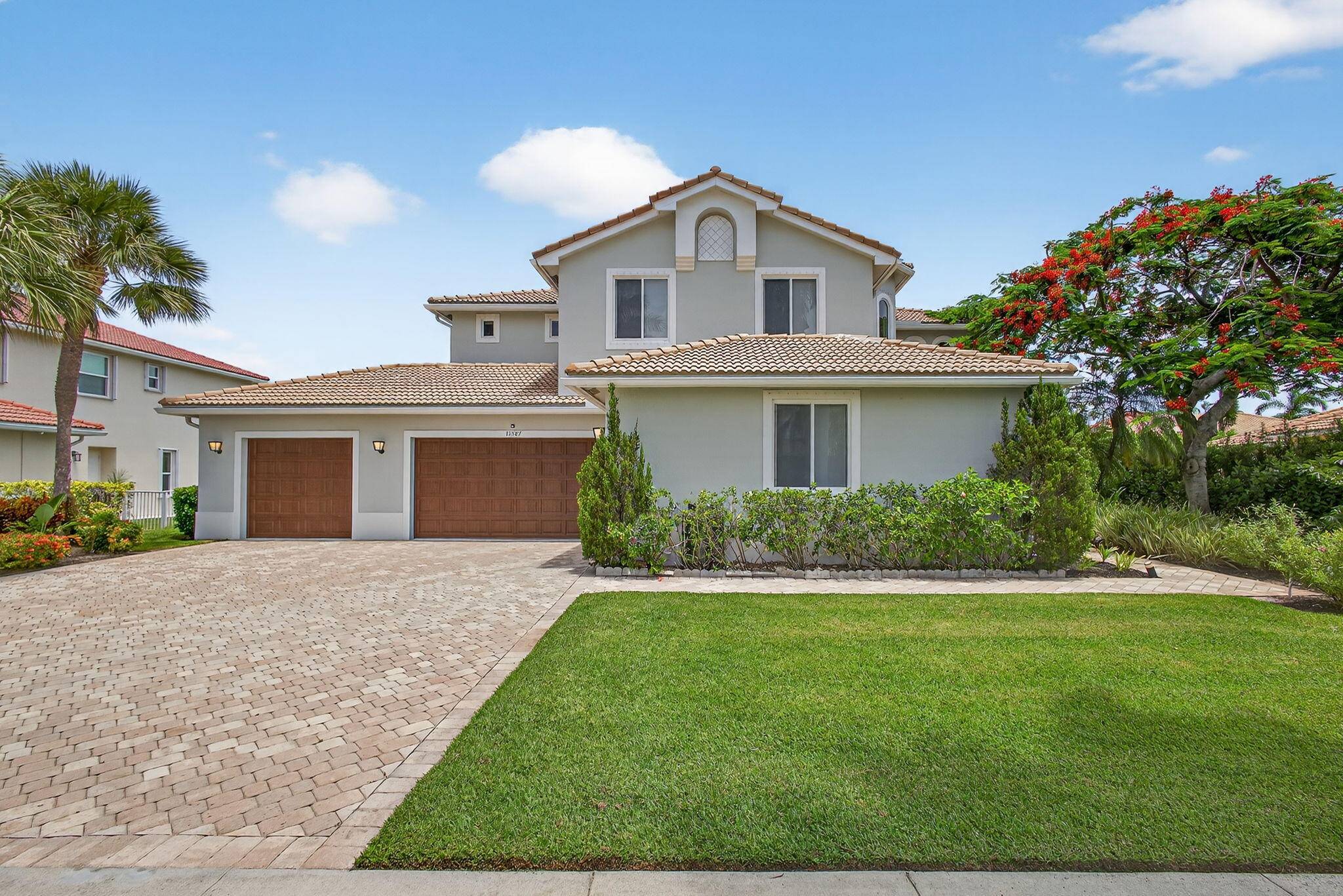 Enjoy breathtaking lake views and stunning sunsets from this beautifully designed home.