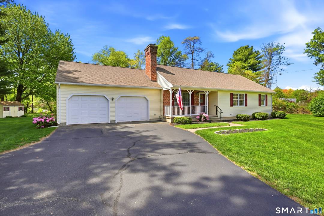 Welcome to this beautifully maintained 3 bedroom, 2 bath ranch nestled on a picturesque 0.