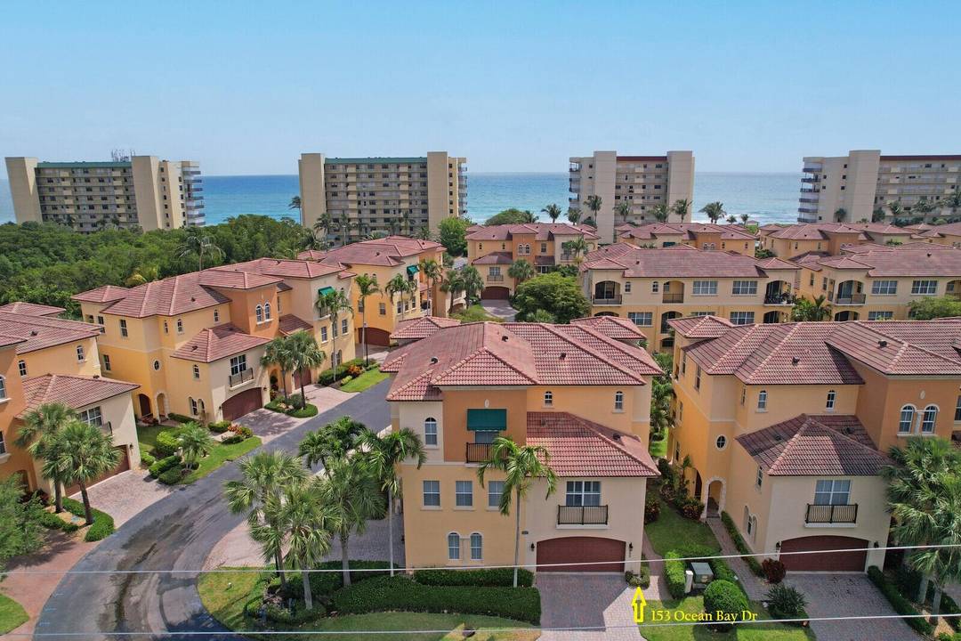 Corner unit in Ocean Bay Villas, one of Hutchinson Island's premier gated communities.