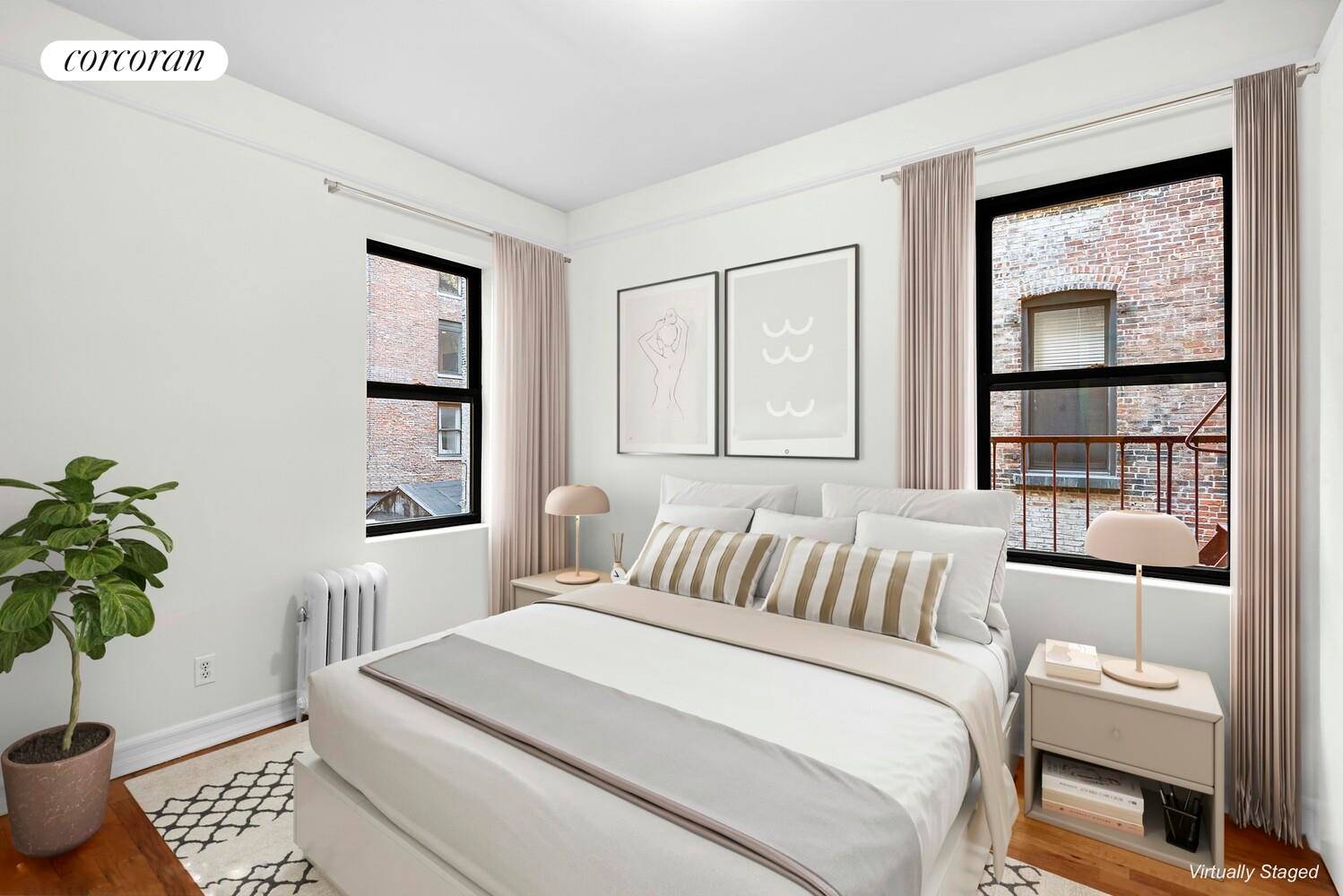 True one bedroom apartment with tremendous storage, eat in kitchen, elevator and laundry in building on the best block in lower Chelsea.
