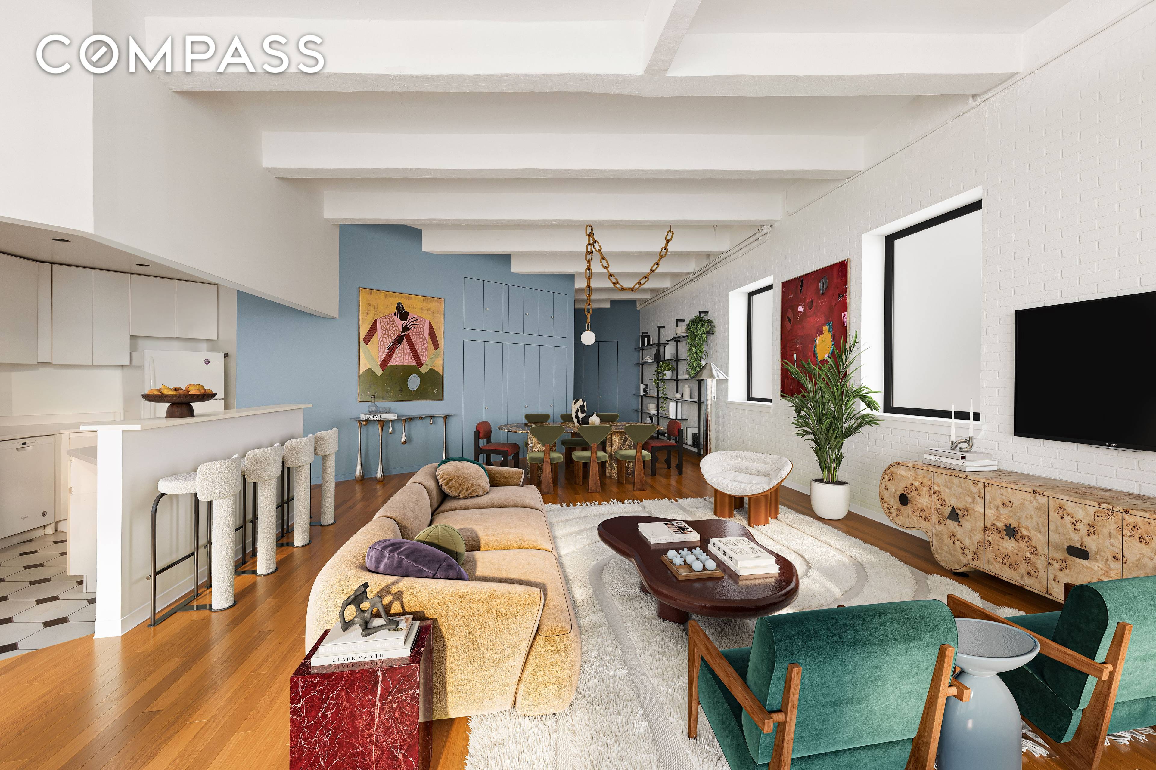 FOR SALE FOR THE FIRST TIME EVER The Duckie Brown Atelier at The Gansevoort Condominium Introducing this rare and spectacular live work condo located on charming West 13th Street where ...