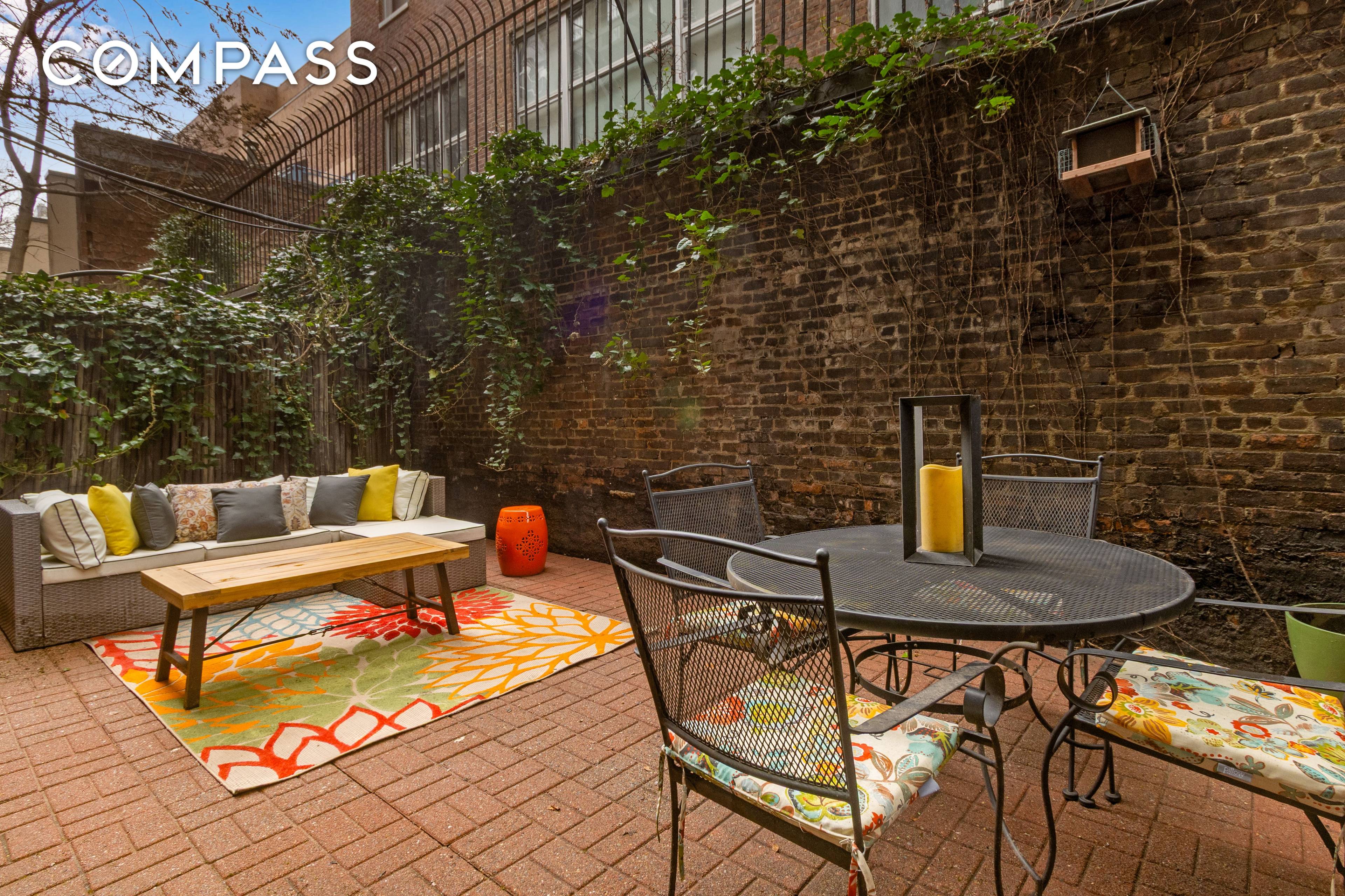 RARE GARDEN DUPLEX WITH PRIVATE OUTDOOR SANCTUARY A true gem in the heart of West Chelsea, this exquisite two bedroom, two bathroom garden duplex offers an unparalleled blend of elegance, ...