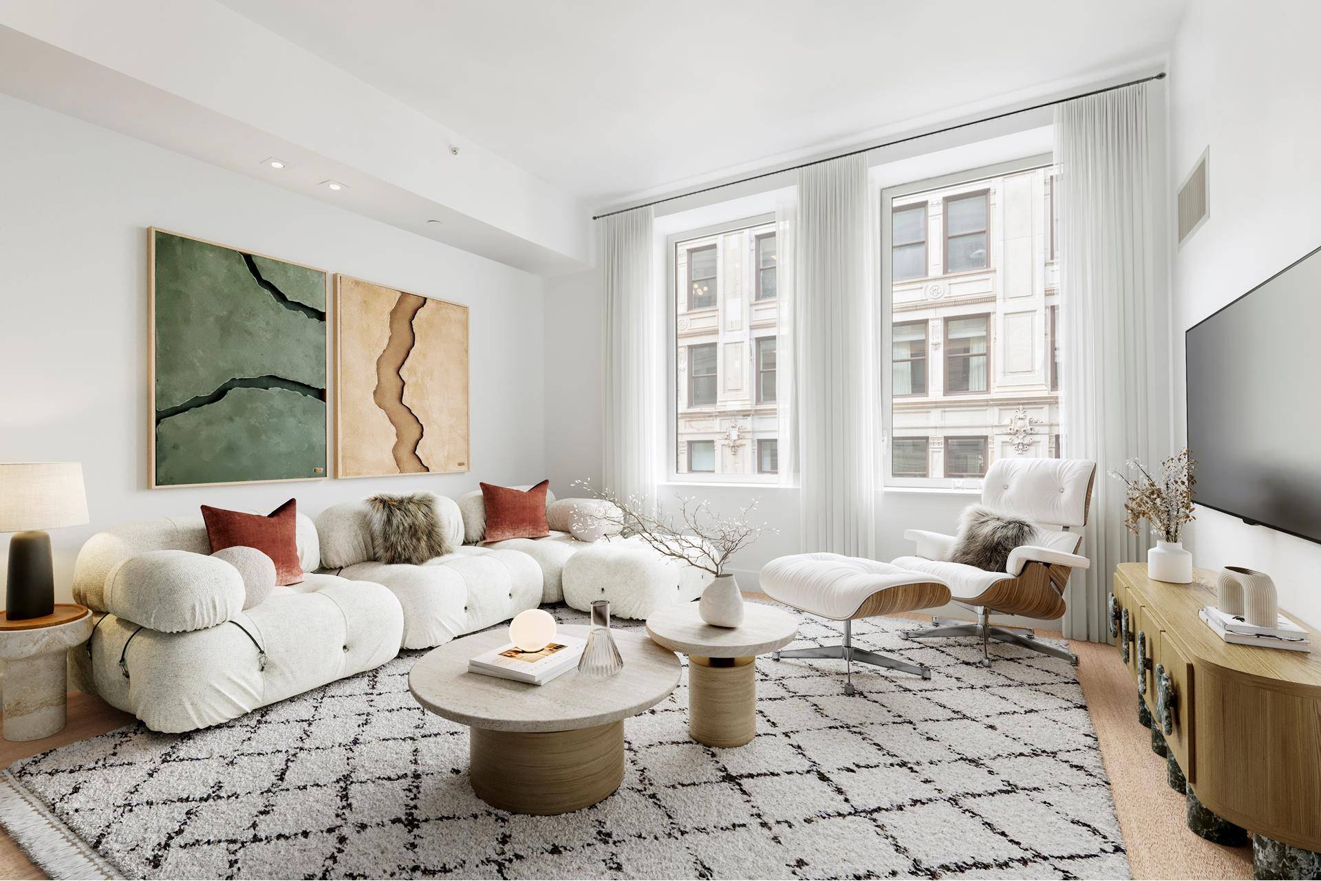 In the heart of Tribeca where cobblestone streets meet cutting edge culture lies a residence that reads like the opening line of your next great chapter.