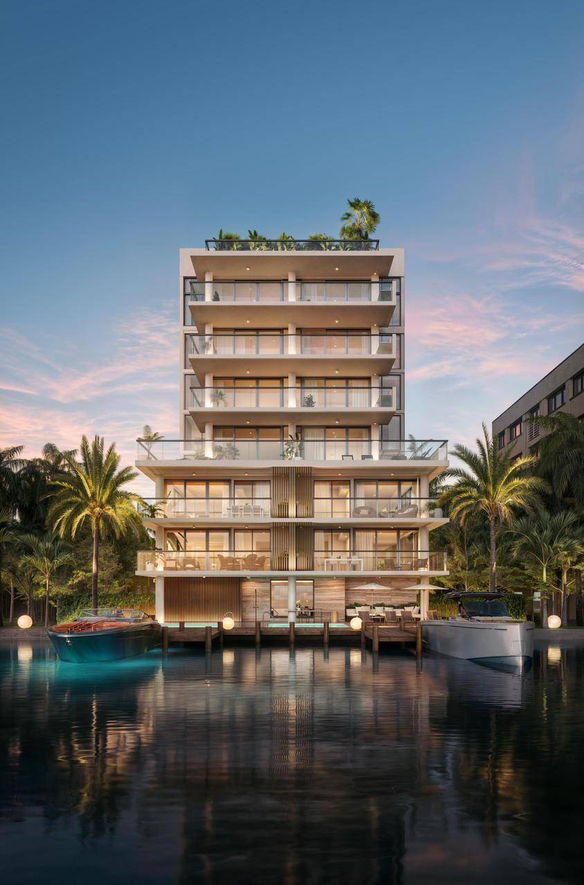The Sunset Penthouse at AIRE Residences delivers over 6, 400 total SqFt of refined indoor outdoor living in an ultra boutique 7 residence waterfront building.