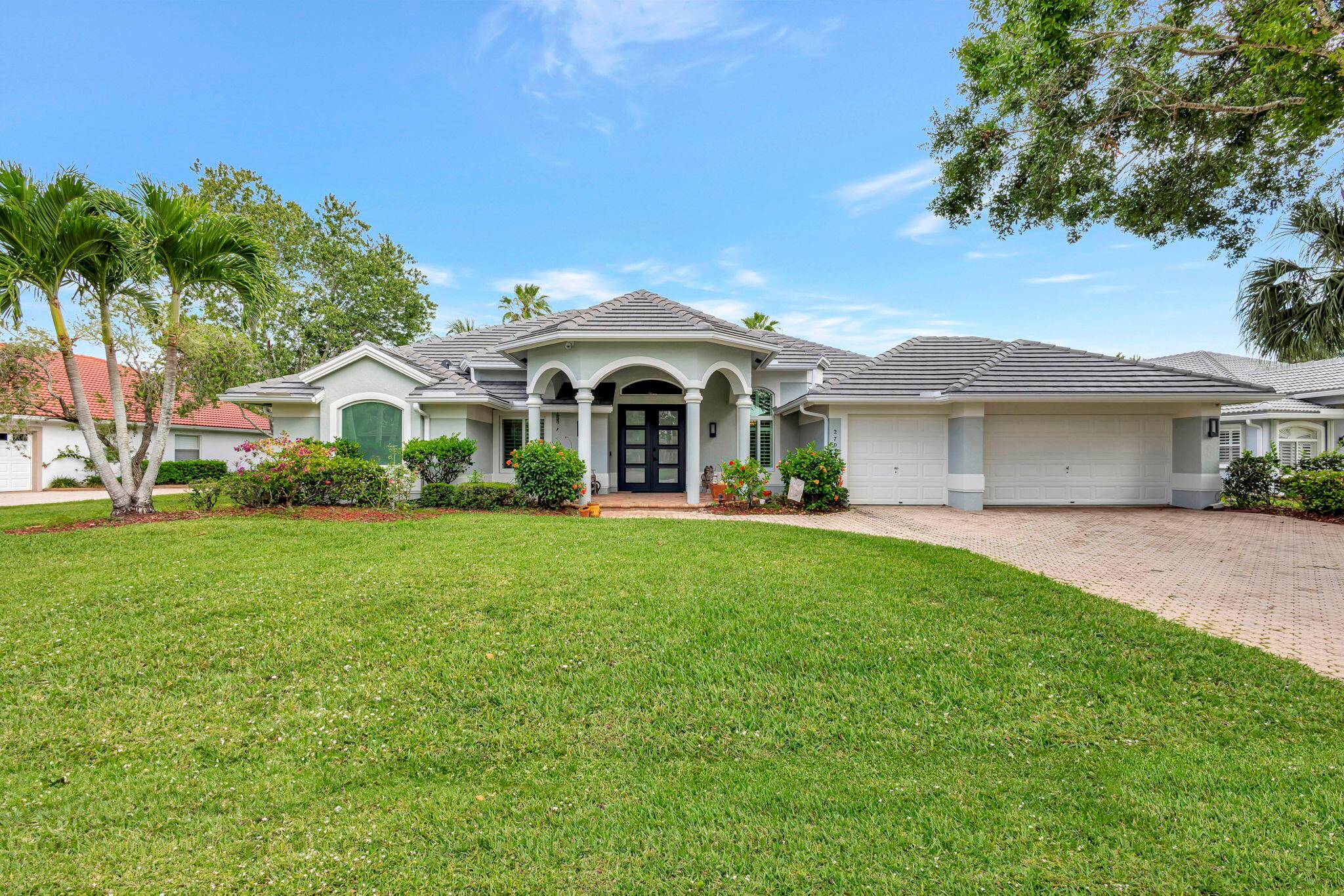 Discover this spacious and fully renovated 4 bedroom, 3 bath CBS home, featuring a 3 car garage, a desirable split floor plan, and a private pool with serene views of ...