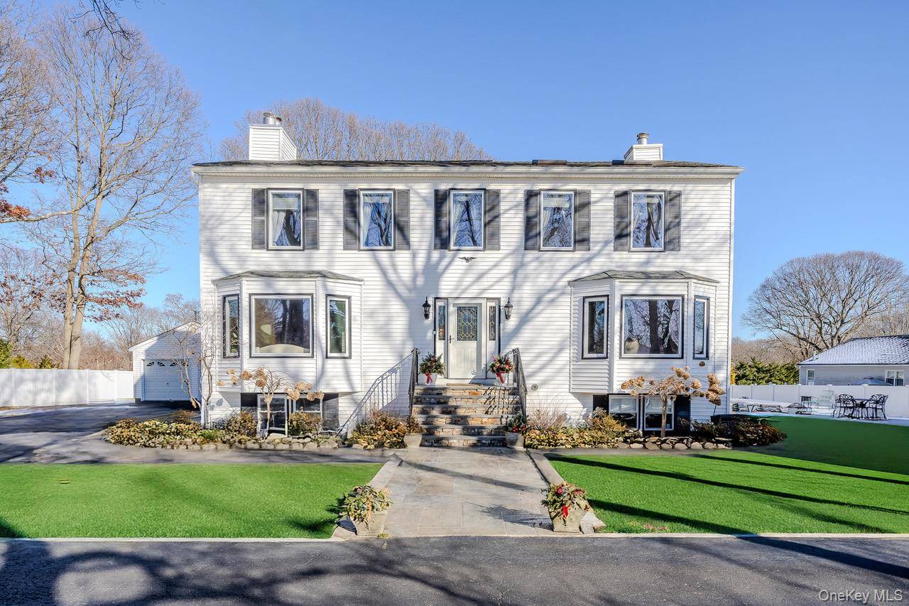 Behind a private gated driveway lies this spectacular 3, 700 sq.