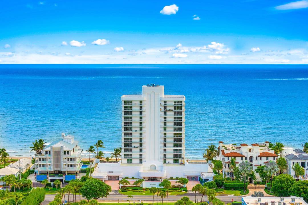 ENDLESS COASTAL VISTAS ABOUND IN THIS NEWLY UPDATED 12TH FLOOR DIRECT OCEANFRONT RESIDENCE OFFERING THE MOST SWEEPING OCEAN VIEWS IN ALL OF HIGHLAND BEACH !