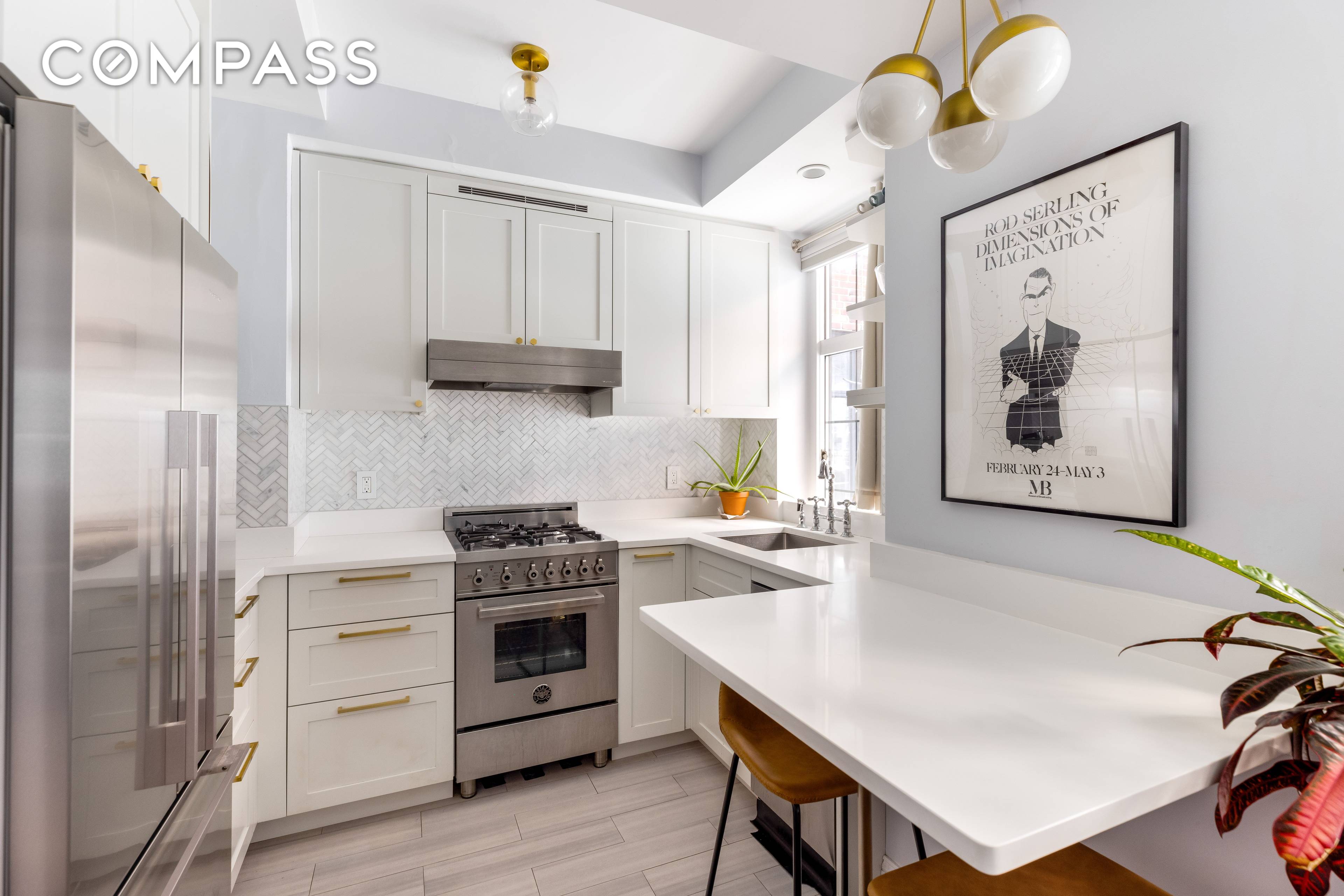 Make your home in this beautifully renovated alcove studio featuring impeccable designer interiors in one of New York City s premiere pre war buildings, London Terrace Towers.