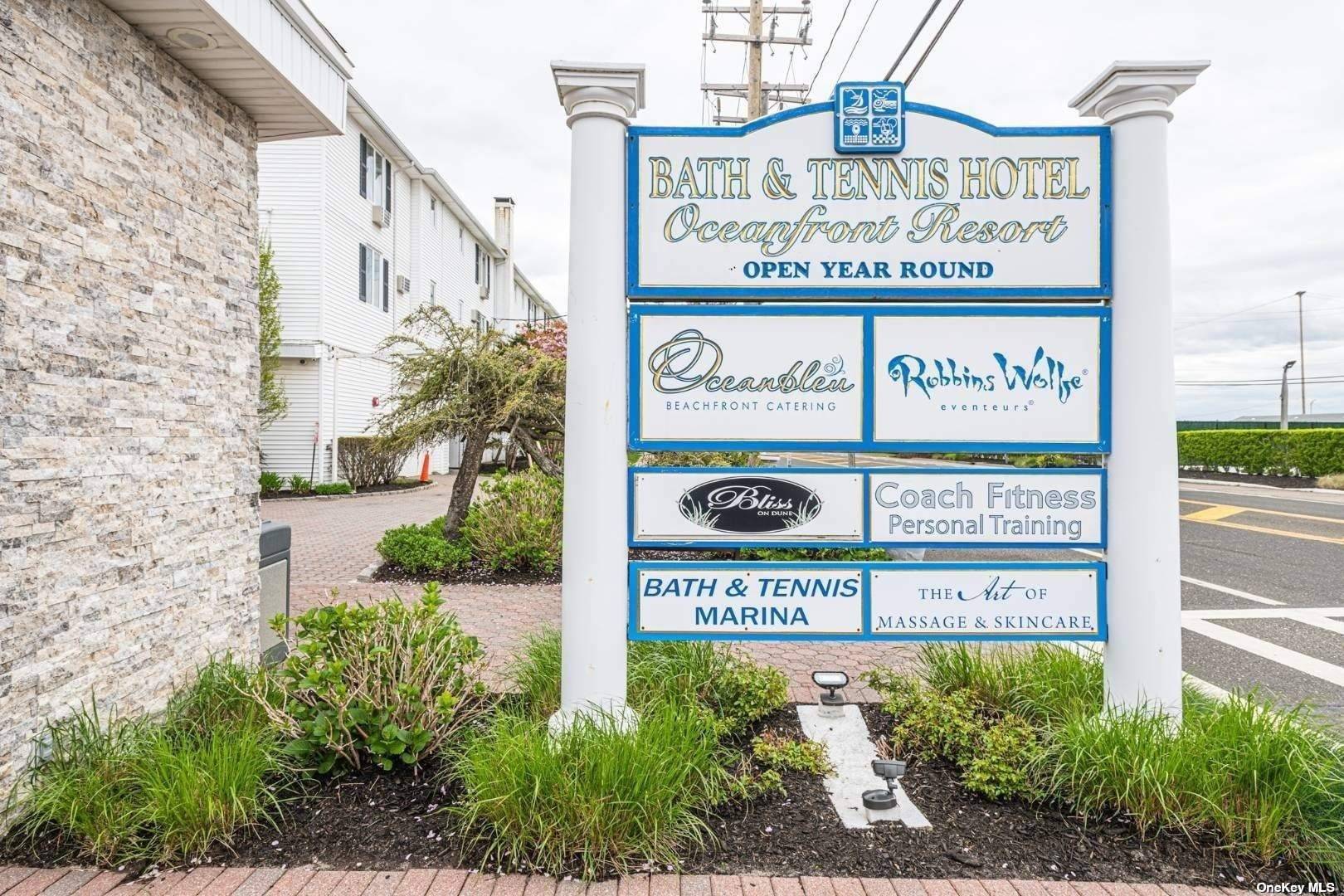 Come relax at The Bath and Tennis Resort in Westhampton Beach.