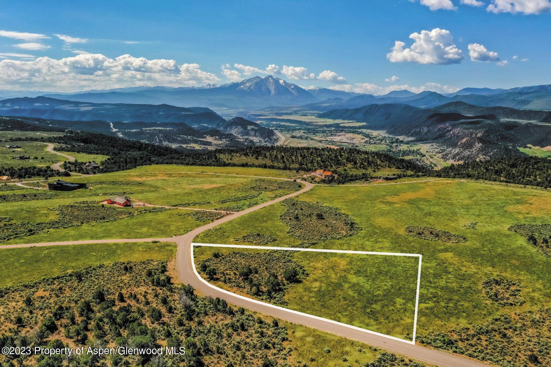 A spacious 2. 616 acre lot in Elk Springs with commanding views of Mt.