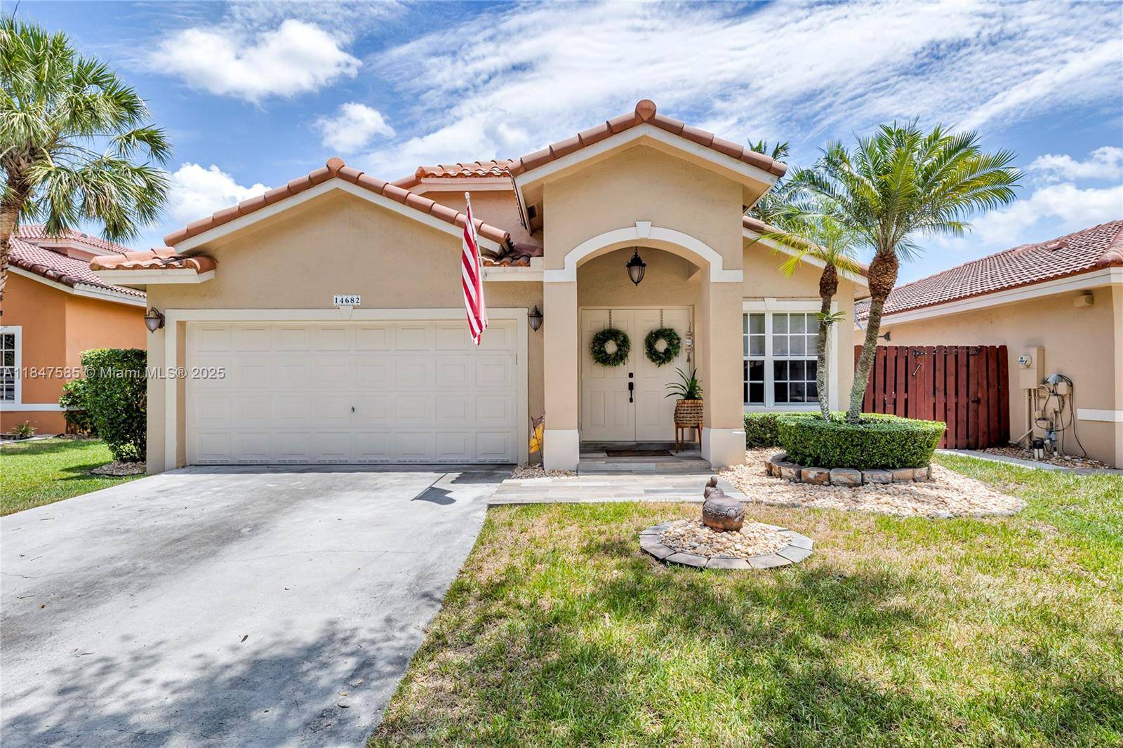Welcome to this impeccably maintained 3 bedroom, 2 bath pool home with a two car garage.