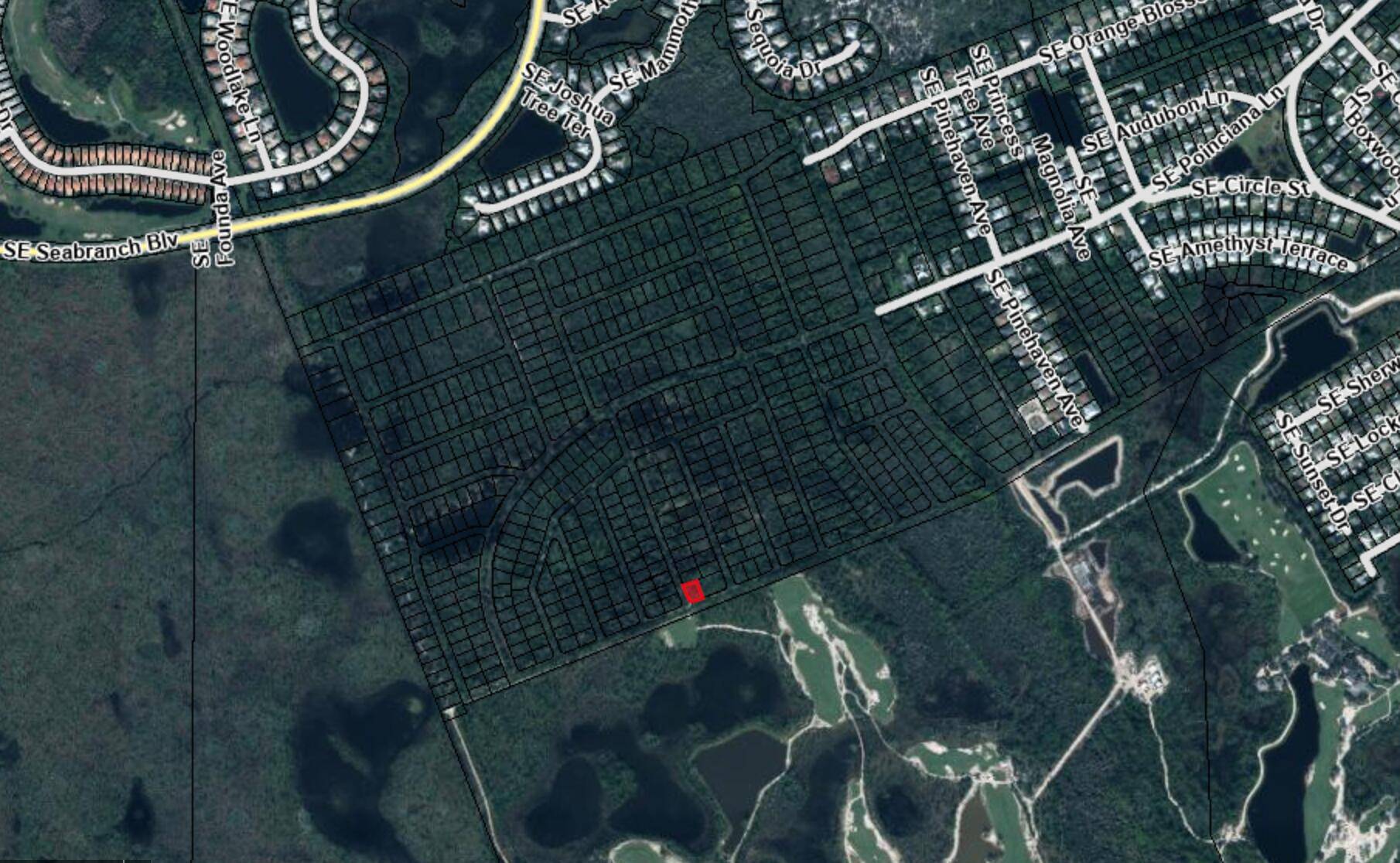 The owner is selling 8 properties in the undeveloped neighborhood of Poinciana Gardens.
