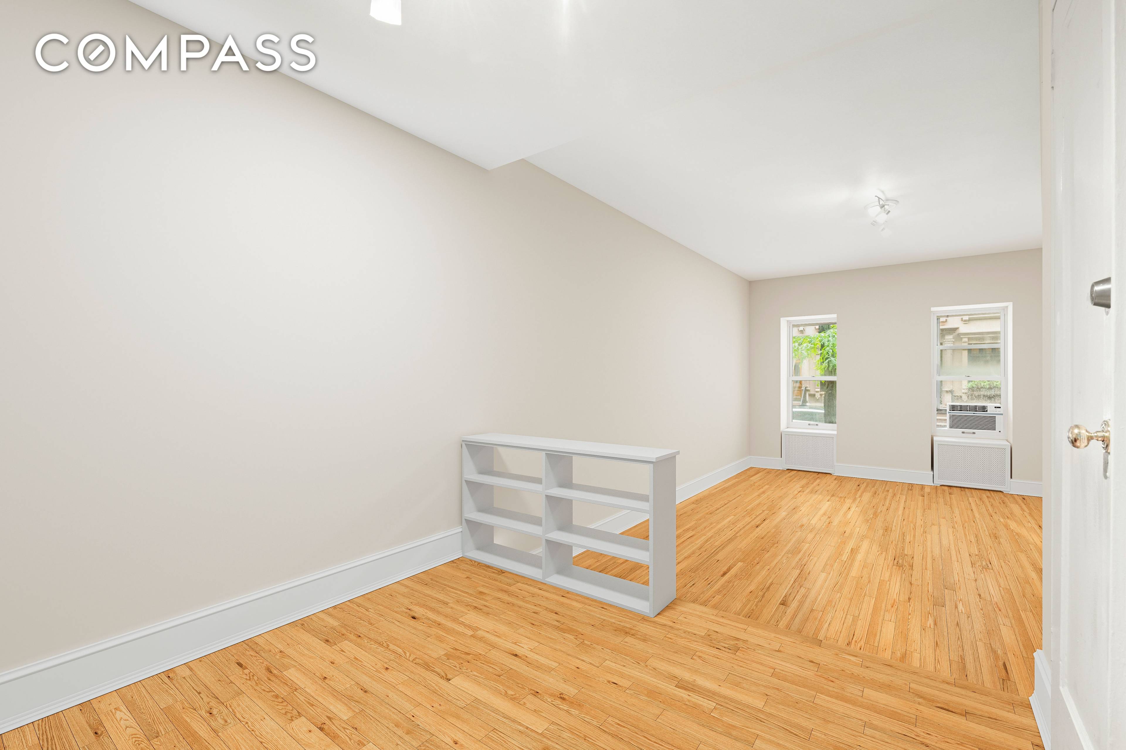 New Smartphone Device Entry System Free Laundry High Ceilings Quiet and Picture Perfect Townhouse Block Step into this bright pre war one bedroom apartment and be welcomed by a thoughtfully ...