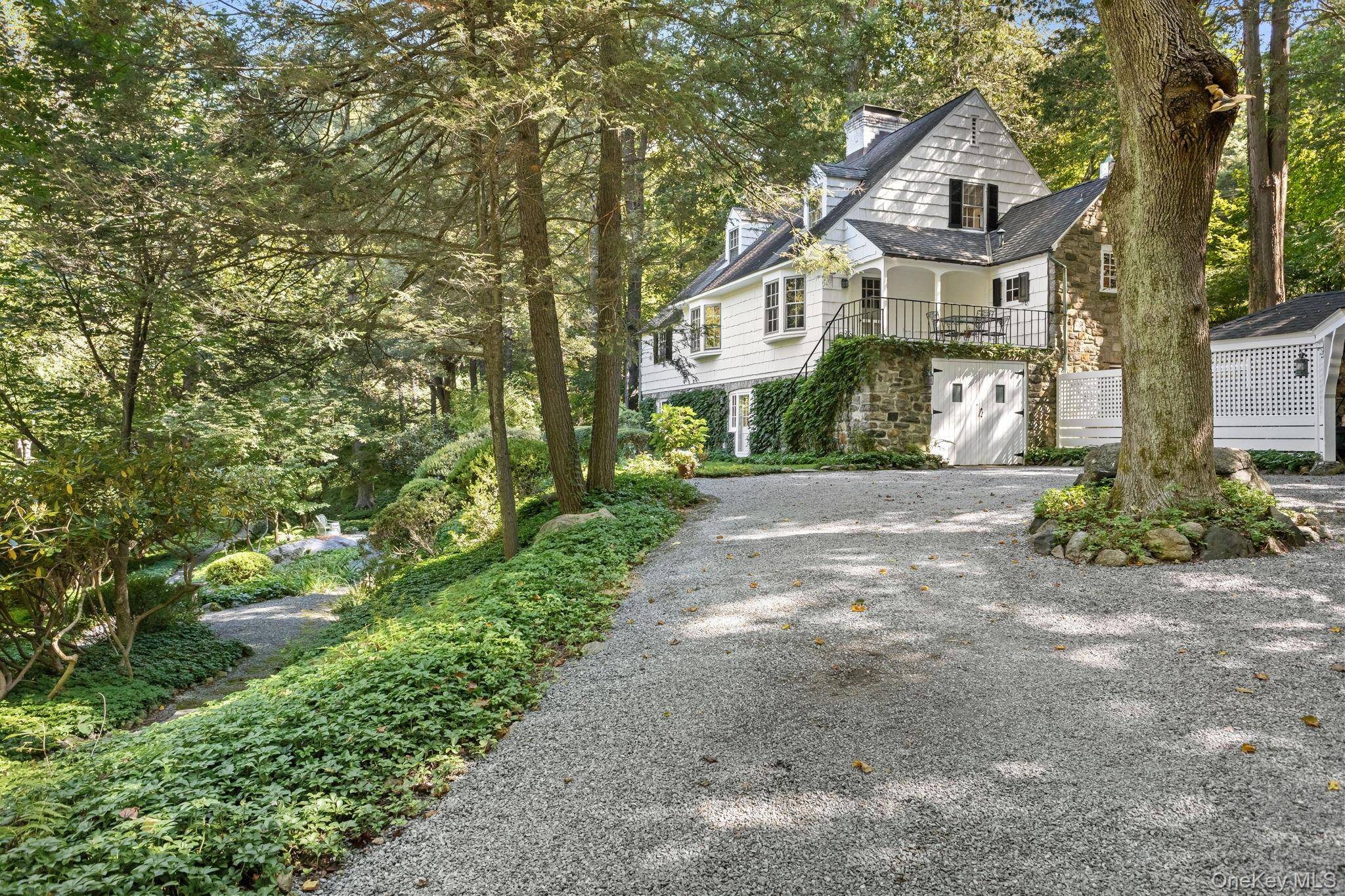 AO 9 23 25. Set on 3. 25 private acres of lush formal gardens and mature woodlands, this one of a kind Chappaqua residence is a rare architectural treasure.