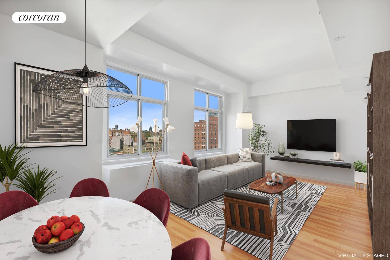 DAYLIGHT GALORE ! Ideally located in vibrant Central Harlem there's a sunny one bedroom one bath condo with 9 ceilings and over sized windows providing sweeping views north, east and ...