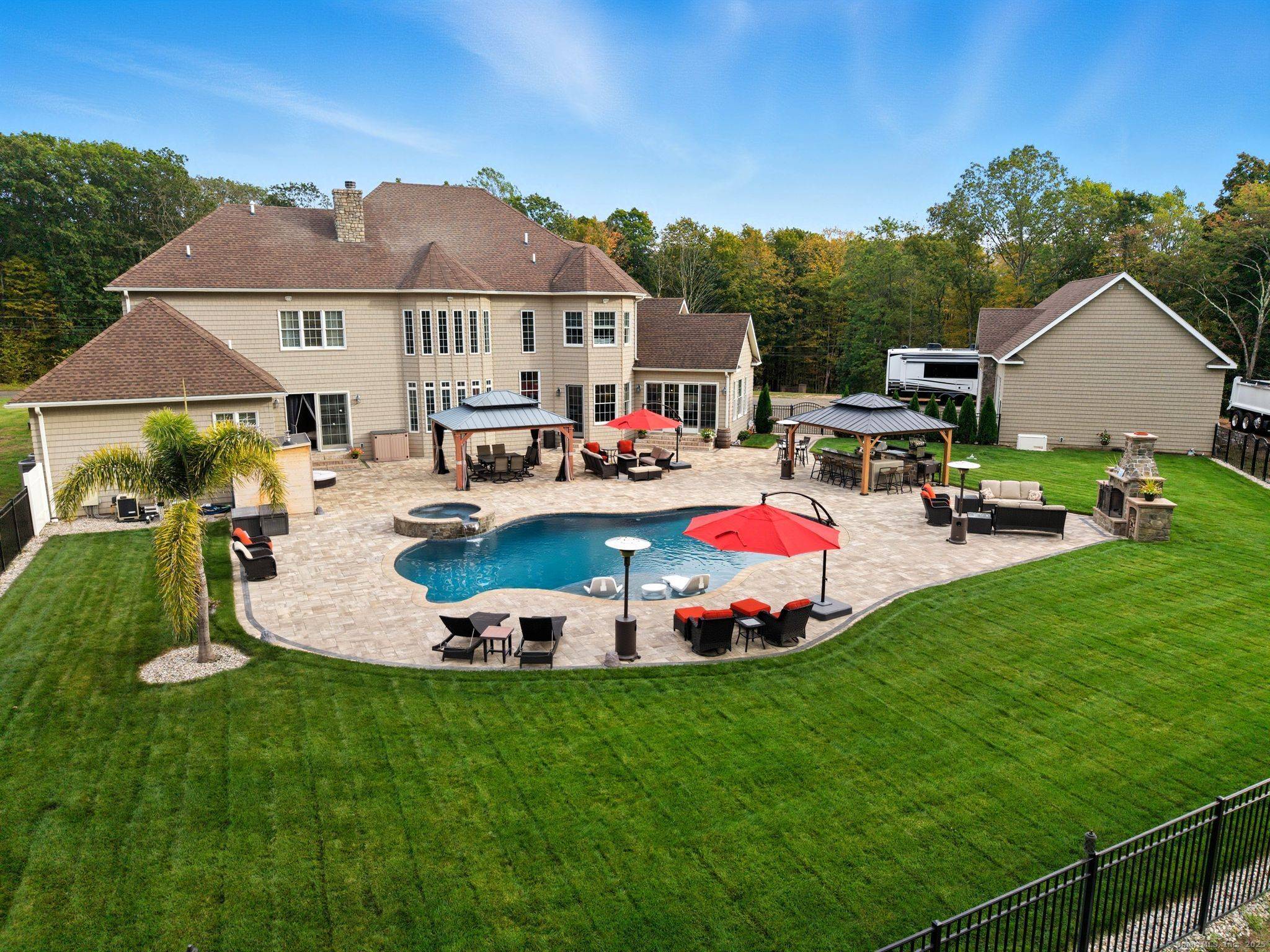 Situated on almost 13 acres in the heart of CT, this stunning Colonial offers peace and nature while being located conveniently to everything including beaches, highways, Middlesex hospital, Wesleyan University, ...