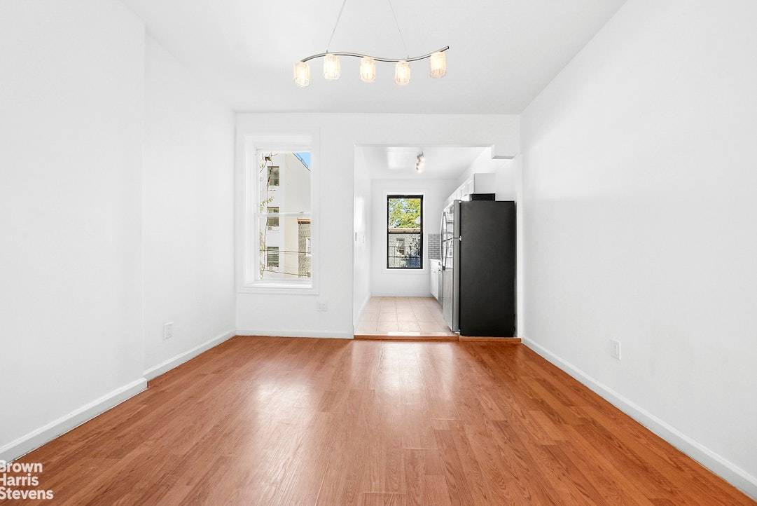 Welcome home to a beautifully renovated two bedroom, two bath residence in the heart of Stuyvesant Heights.