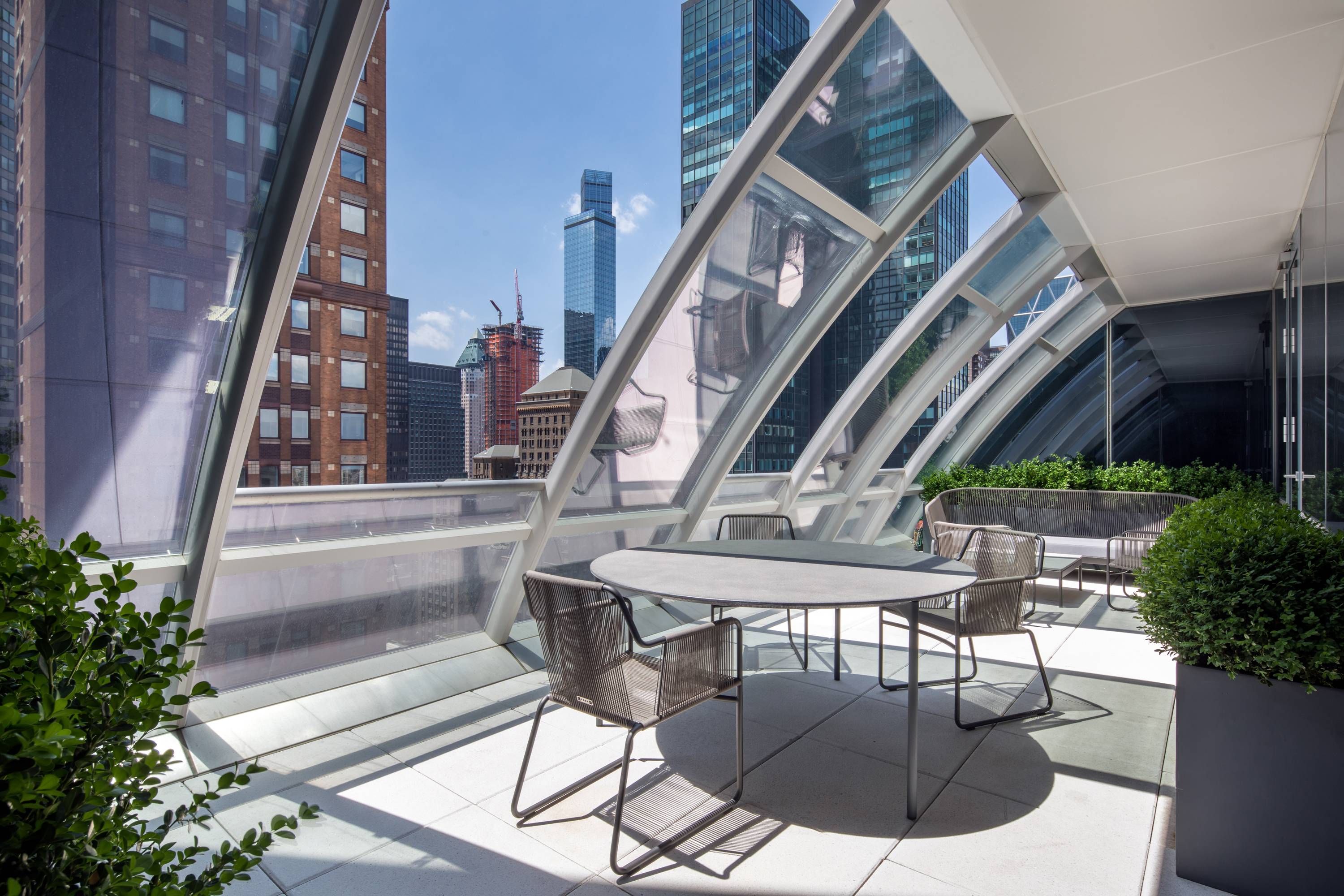 Terrace Residence 393 square foot private terrace Fully furnished, move in ready, a true turn key residential experience inside the ultra luxurious One57 condominium.